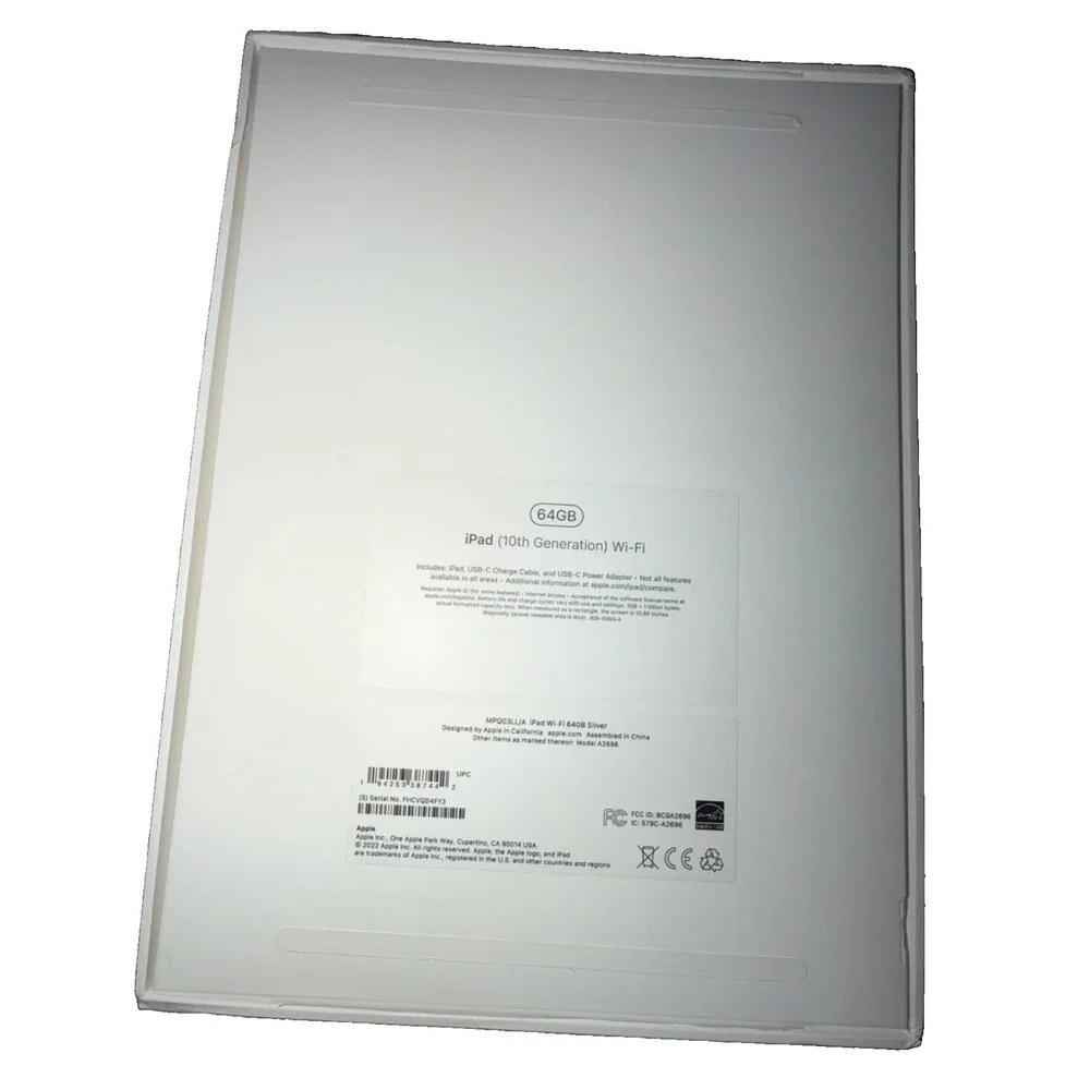Apple product empty